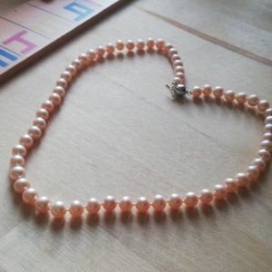 100% real pearl necklace